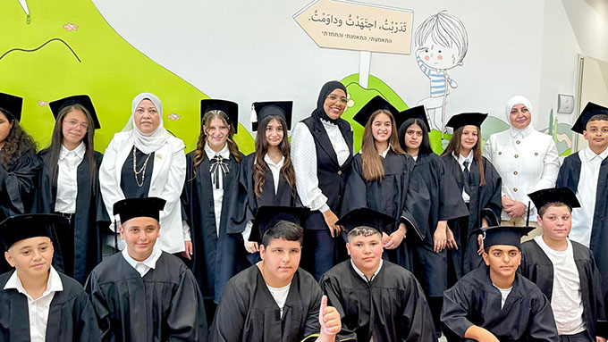 تخريج الفوج الثامن والعشرون في مدرسة المستقبل الابتدائية في جلجولية 